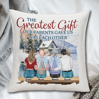 The Greatest Gift We Got - Personalized Pillow