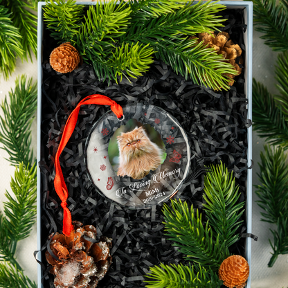 In Loving Memory - Personalized Custom Glass Ornament