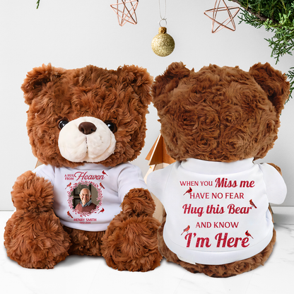A hug From Heaven Butterfly - Memorial Personalized Custom Teddy Bear Plush