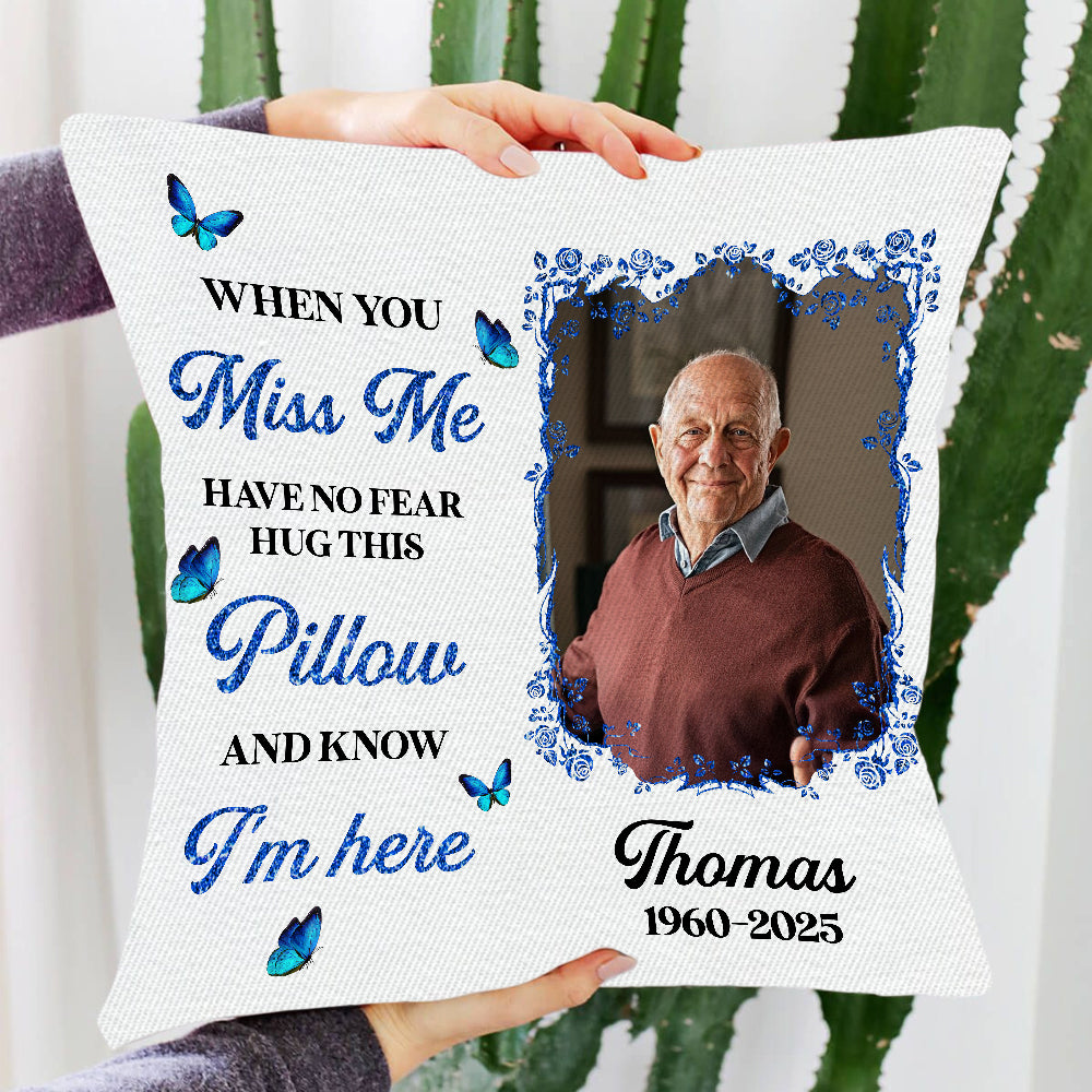 Blessing Your Memory Memorial Custom Pillow - Gift For Family Members