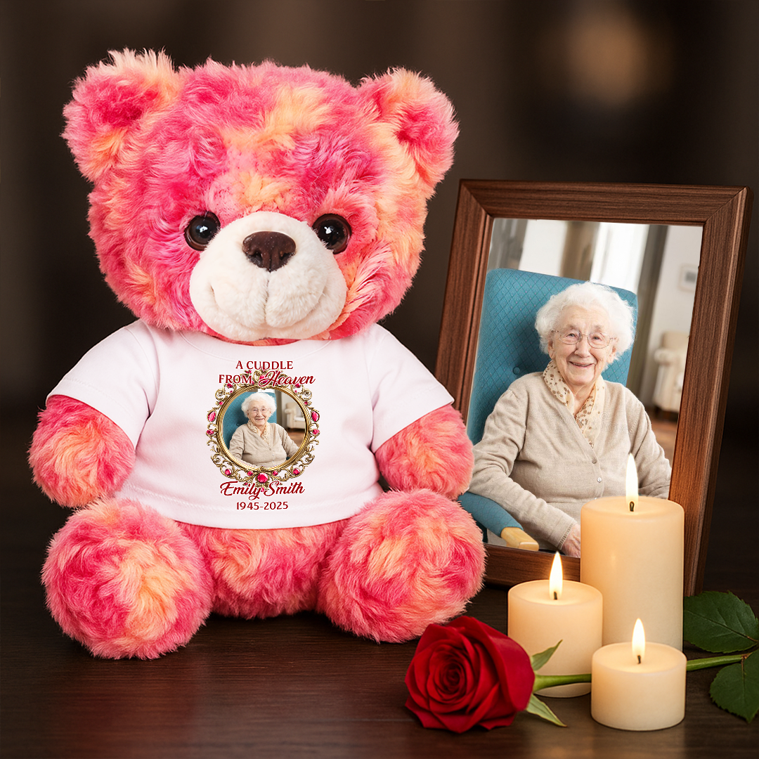 I Am Always With You Memorial Teddy Bear – Personalized Custom Plush Keepsake, Sympathy Gift, Remembrance Gift for Loss of Loved One