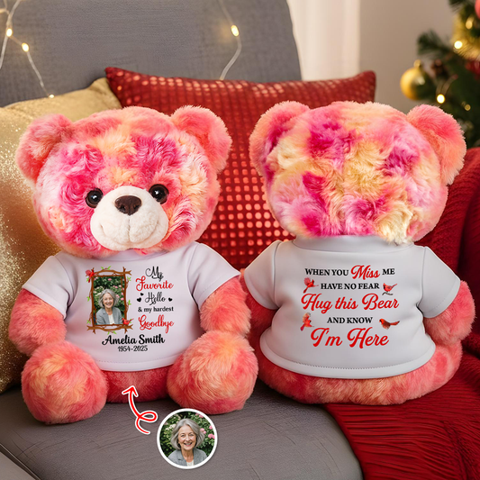 My Favorite Hello - Personalized Memorial Custom Teddy Bear Plush