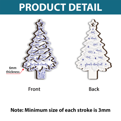 Christmas Tree - Window Hanging Suncatcher Ornament