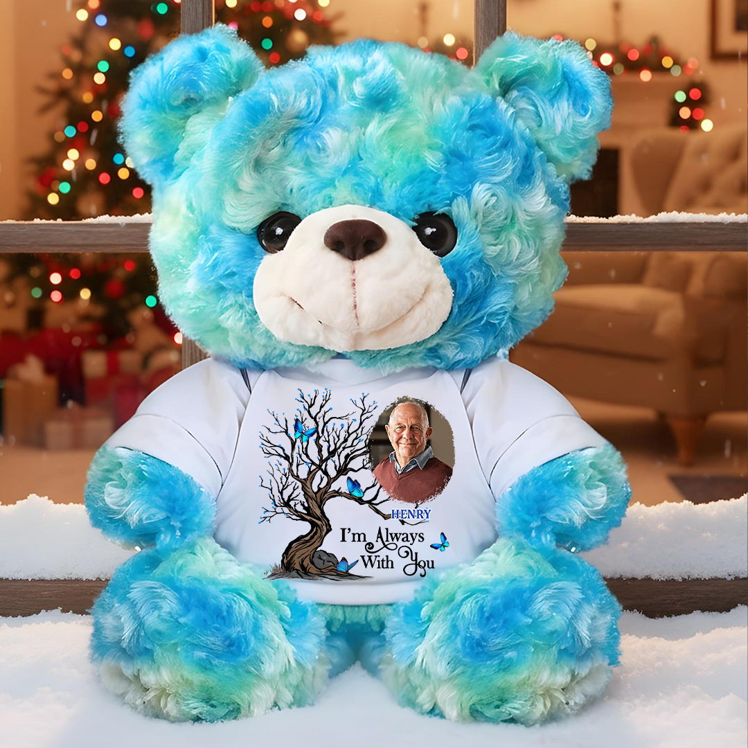 I Am Always With You - Memorial Personalized Custom Teddy Bear Plush