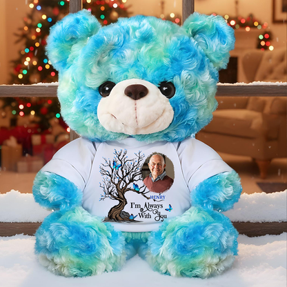 I Am Always With You - Memorial Personalized Custom Teddy Bear Plush