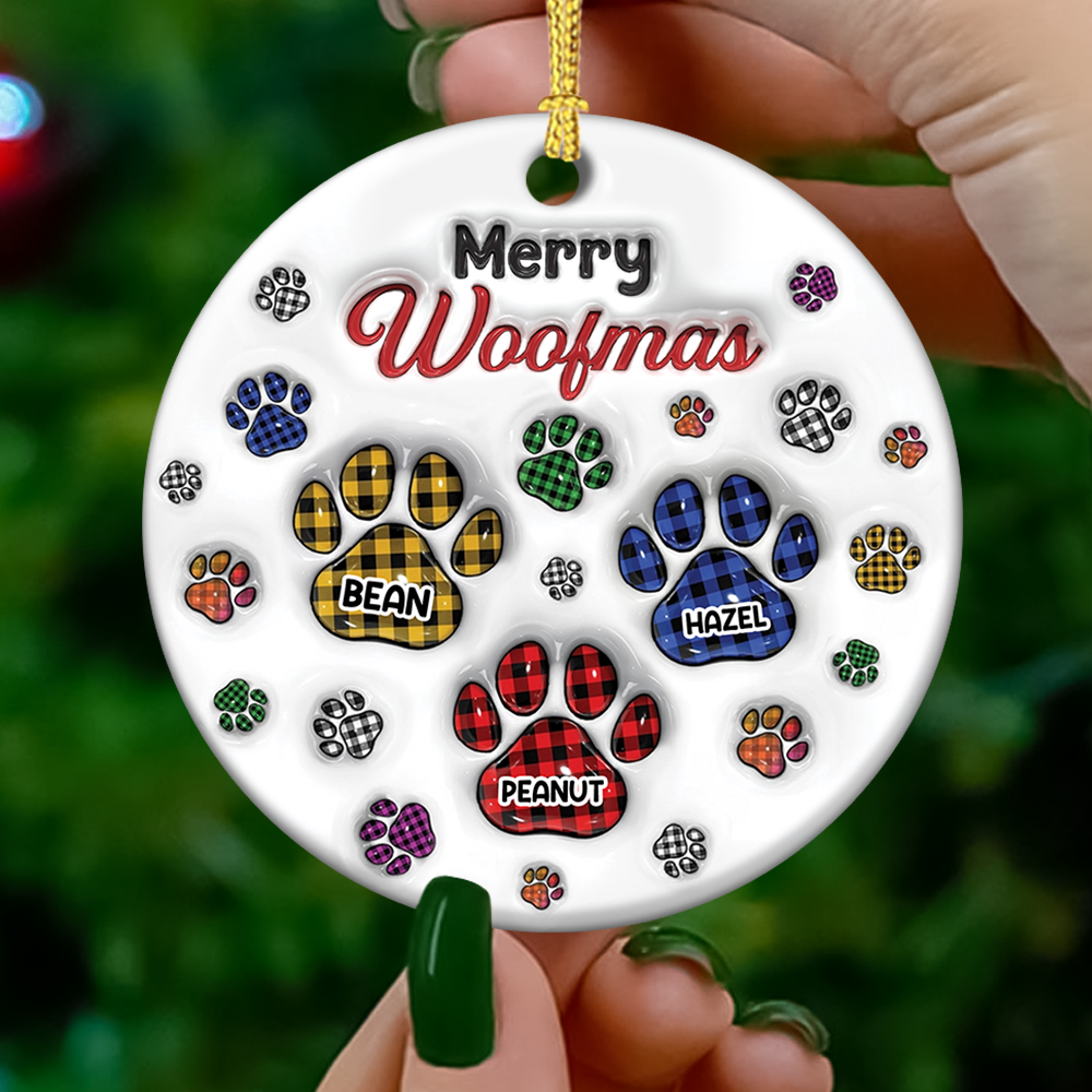 In Loving Memory - Custom Name and Photo Ceramic Ornament