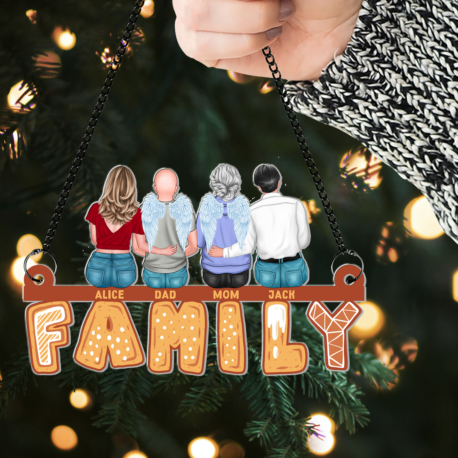Christmas Cookies - Personalized Custom Acrylic Ornament