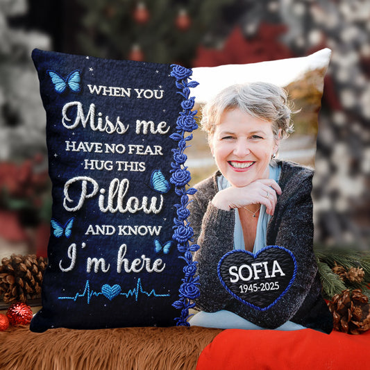 Hug This Pillow Yarn 2D -  Personalized Custom Pillow