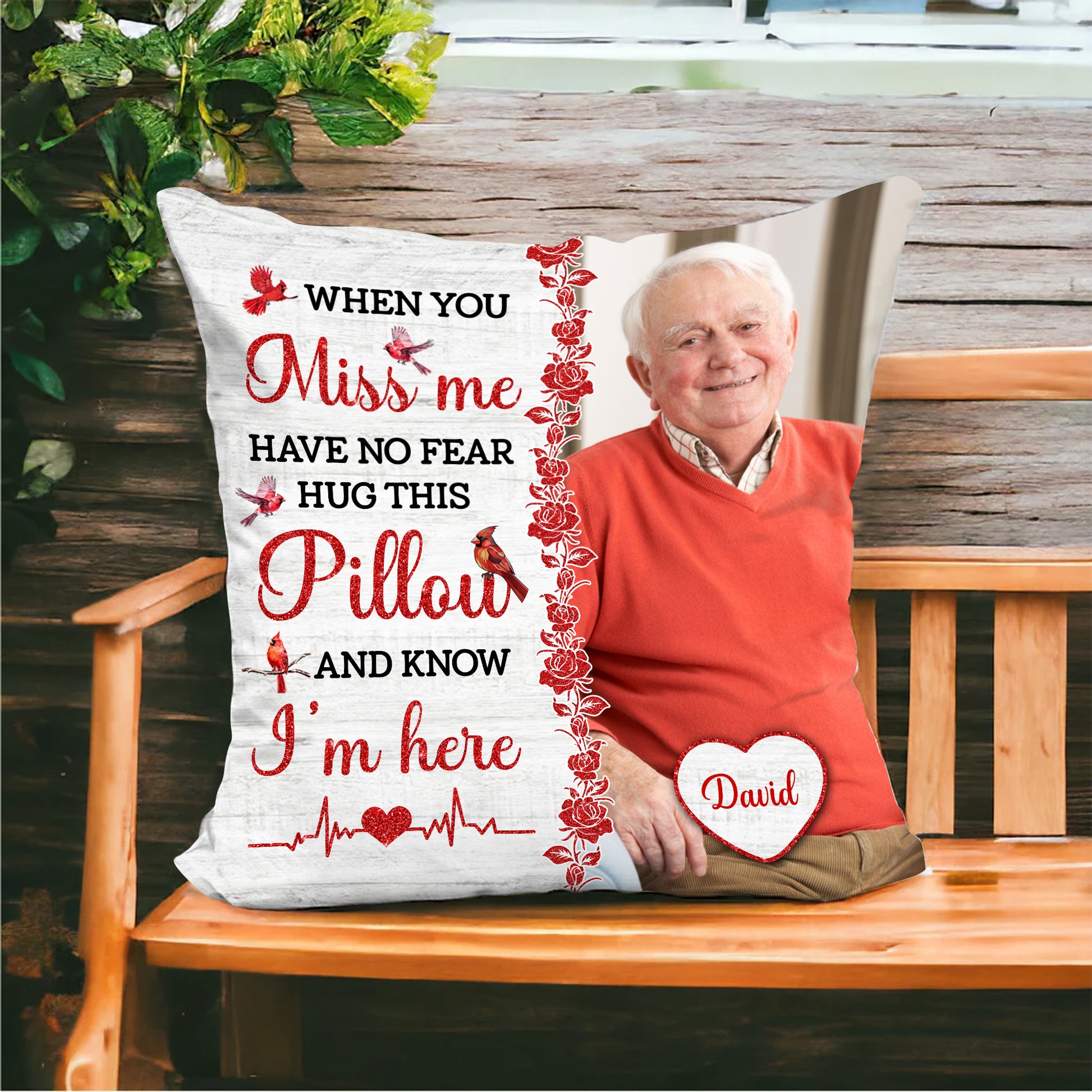 Memorial Personalized Custom Pillow - Sympathy Gift For Family Members