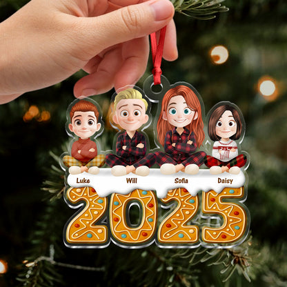 Our Family Cookie 2025 - Personalized Custom Acrylic Ornament