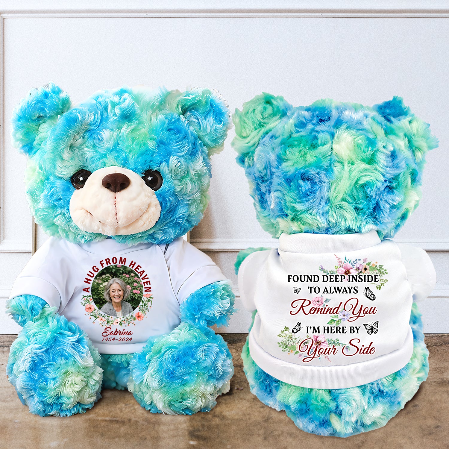 Always Remind You I'm Here - Memorial Personalized Custom Teddy Bear Plush