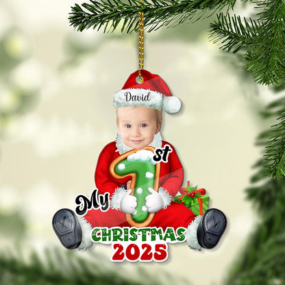 Baby's First Christmas - Personalized Custom Acrylic Ornament
