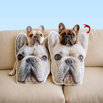 Dog & Cat Personalized Custom Shaped Pillow - Gift For Pet Owners, Pet Lovers