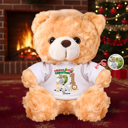 Christmas Gift Family - Personalized Custom Teddy Bear Plush