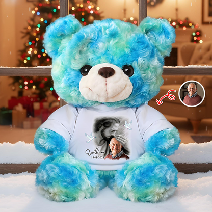 God Had You In His Arms Memorial Teddy Bear – Personalized Custom Plush Keepsake, Sympathy Gift, Remembrance Gift for Loss of Loved One