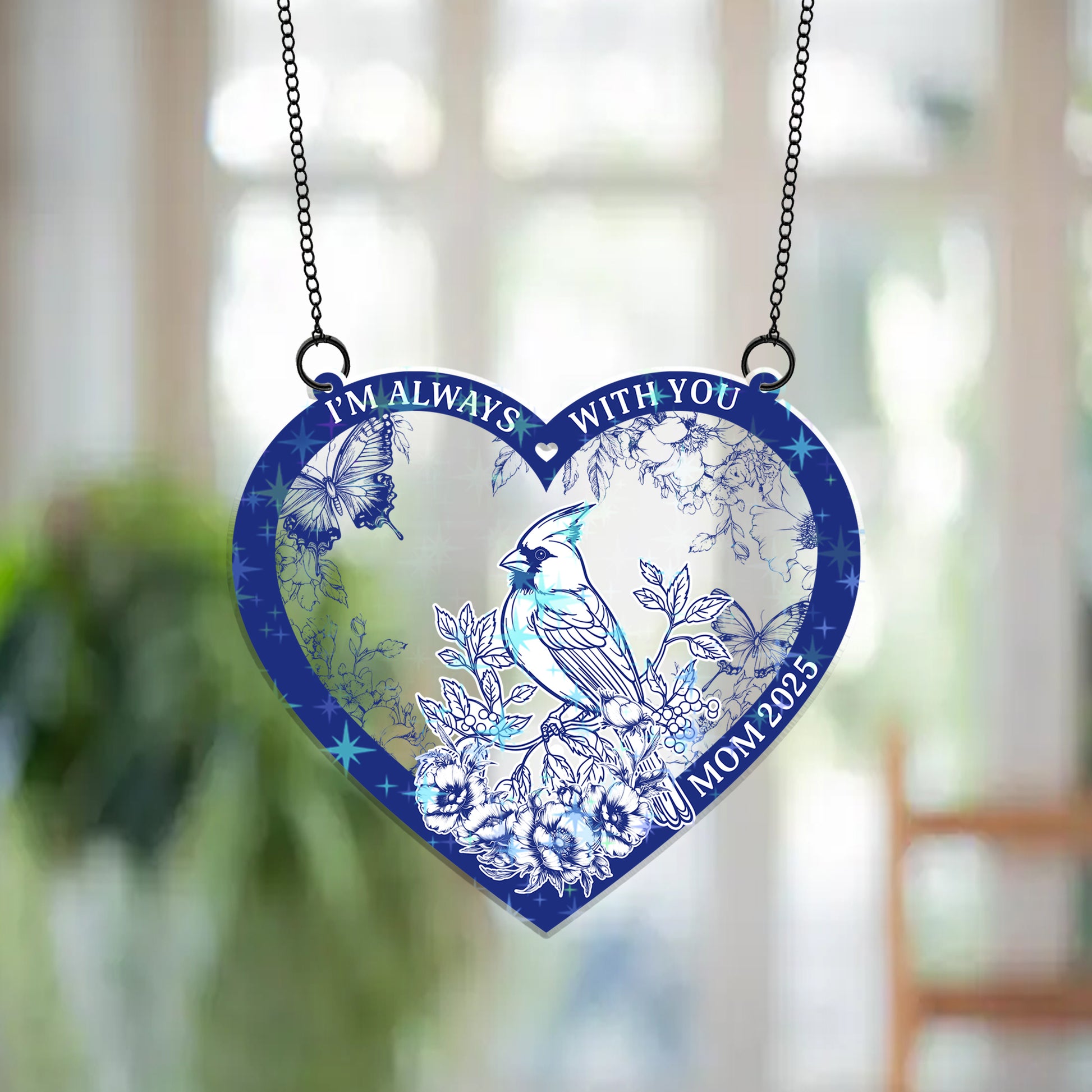 They Fly Beside Us Everyday - Custom Shape Hologram Ornament
