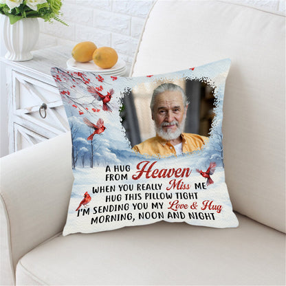A Hug From Heaven Winter - Personalized Pillow