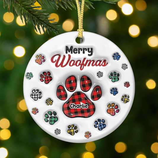 In Loving Memory - Custom Name and Photo Ceramic Ornament