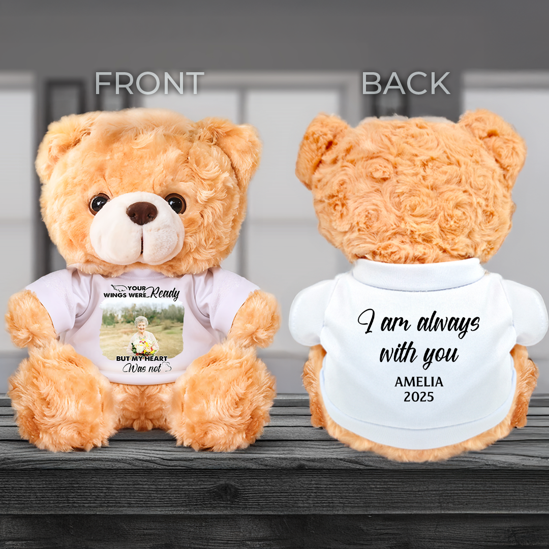 My Favorite Hello - Memorial Personalized Custom Teddy Bear Plush