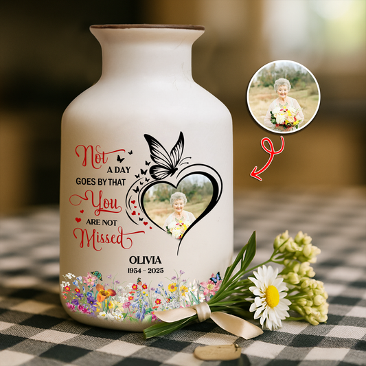 Someone We Love Is In Heaven - Personalized Ceramic Flower Pot - Memorial Gift