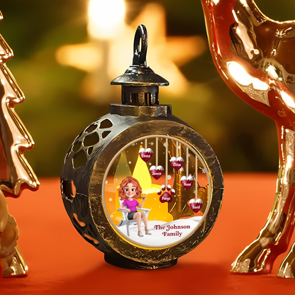 Our Family - Custom Candlelight Lantern Ornament