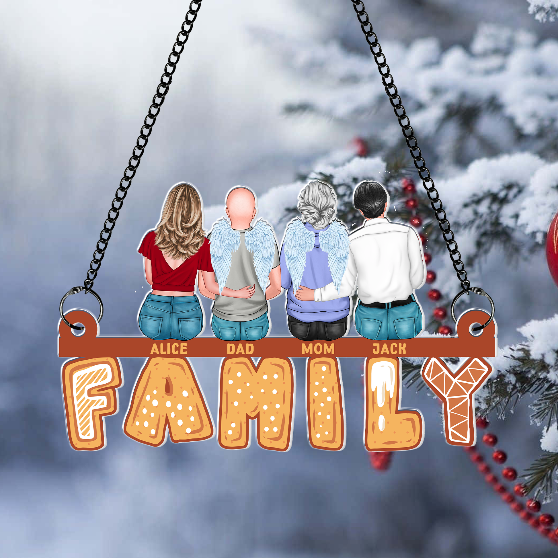 Christmas Cookies - Personalized Custom Acrylic Ornament