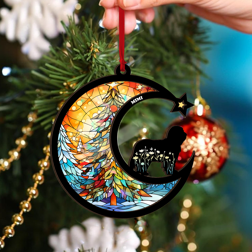 Merry Woofmas I Woof You - Custom Shape Hologram Ornament