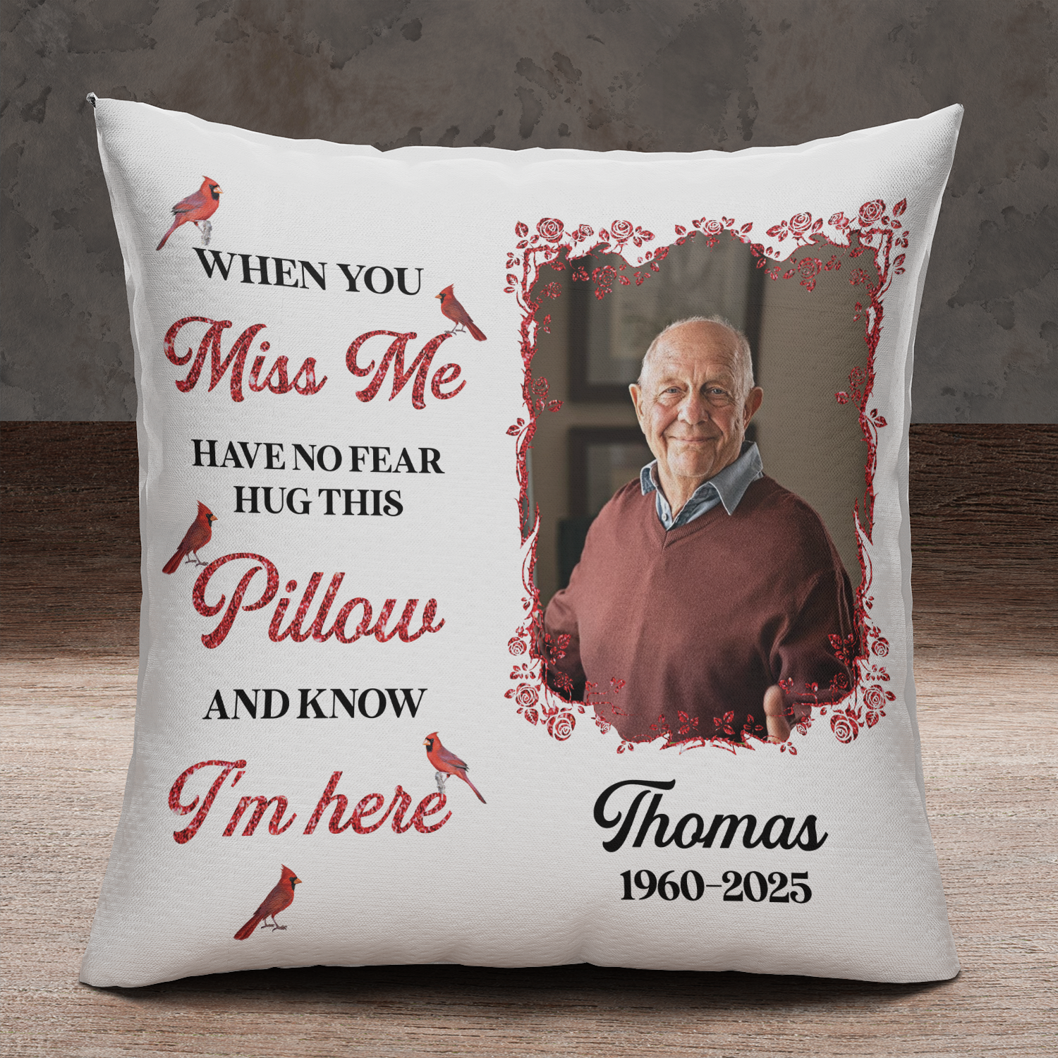 Blessing Your Memory Memorial Custom Pillow - Gift For Family Members