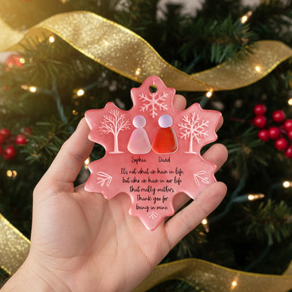 Our Family Sea Glass - Personalized Custom Acrylic 2-layered Ornament