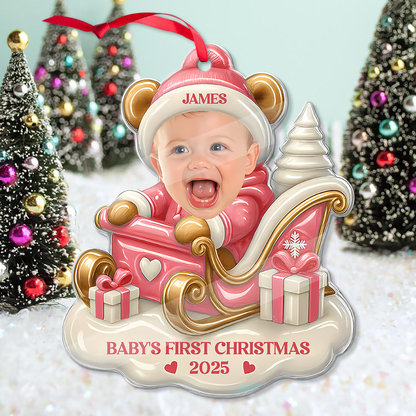Baby's First Christmas - Personalized Custom Acrylic Ornament