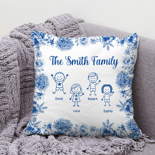 Our Family Funny Style - Personalized Pillow (Insert Included)
