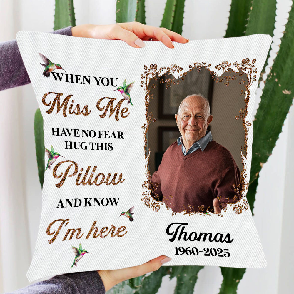 Blessing Your Memory Memorial Custom Pillow - Gift For Family Members