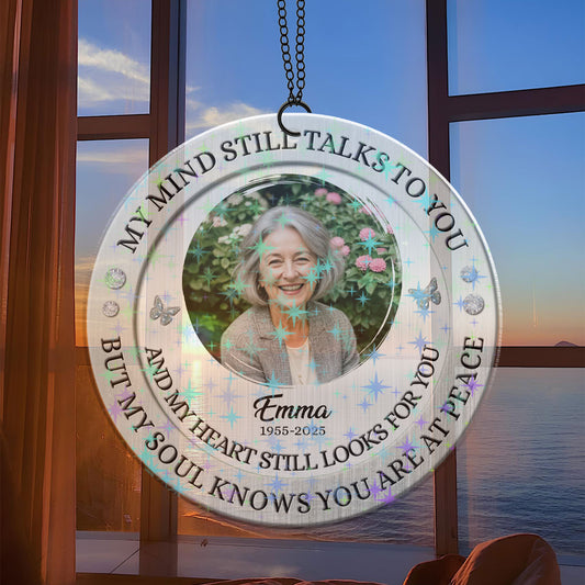 My Mind Still Talks To You - Custom Shape Hologram Ornament