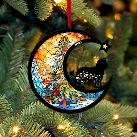 Merry Woofmas I Woof You - Custom Shape Hologram Ornament