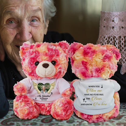 A Hug From Heaven - Memorial Personalized Custom Teddy Bear Plush
