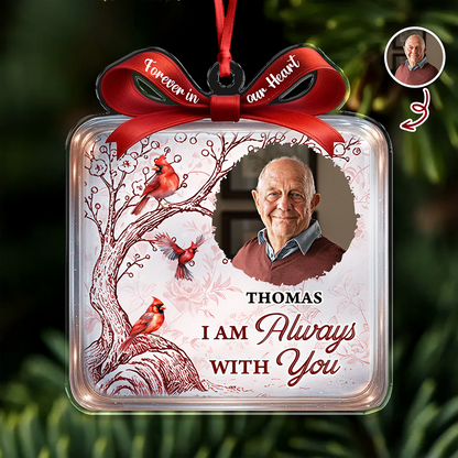 Memorial Box For Christmas - Personalized Custom Acrylic Ornament