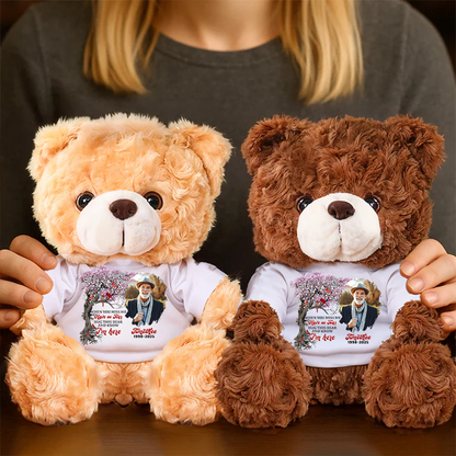 Hug This Bear Tree - Memorial Personalized Custom Teddy Bear Plus