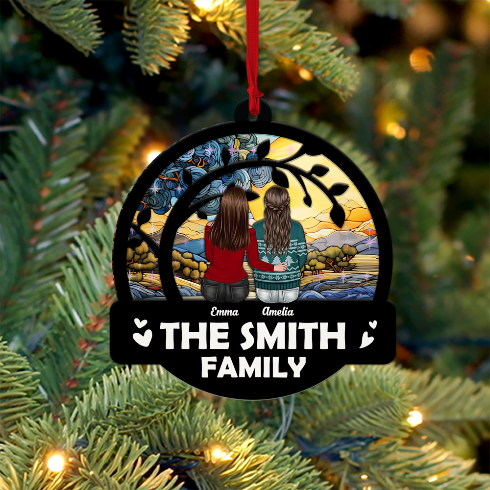 Our Family This Xmas - Custom Shape Hologram Ornament