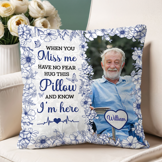 Hug This Pillow A Hug From Heaven - Personalized Pillow (Insert Included)