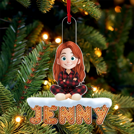 Sweet Names Cookie Ornament - Personalized Custom Acrylic Ornament