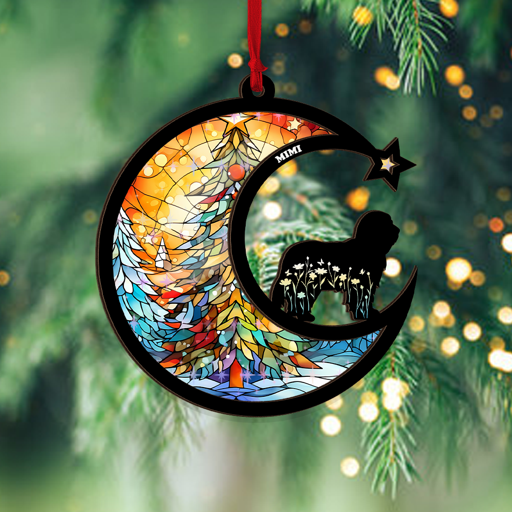 Merry Woofmas I Woof You - Custom Shape Hologram Ornament