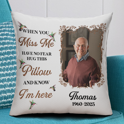 Blessing Your Memory Memorial Custom Pillow - Gift For Family Members