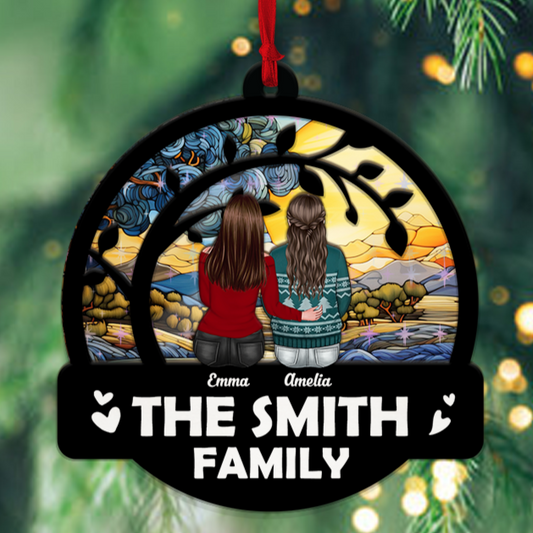 Our Family This Xmas - Custom Shape Hologram Ornament