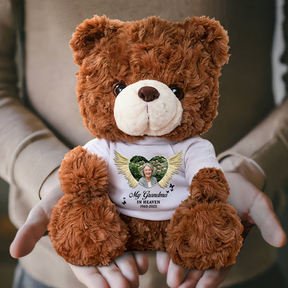 A Hug From Heaven - Memorial Personalized Custom Teddy Bear Plush