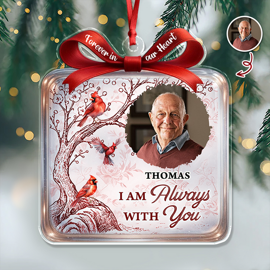 Memorial Box For Christmas - Personalized Custom Acrylic Ornament