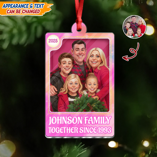 Our Family Funny Ornament - Personalized Custom Acrylic Ornament