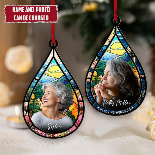 Memorial Teardrop - Personalized Custom Acrylic Ornament