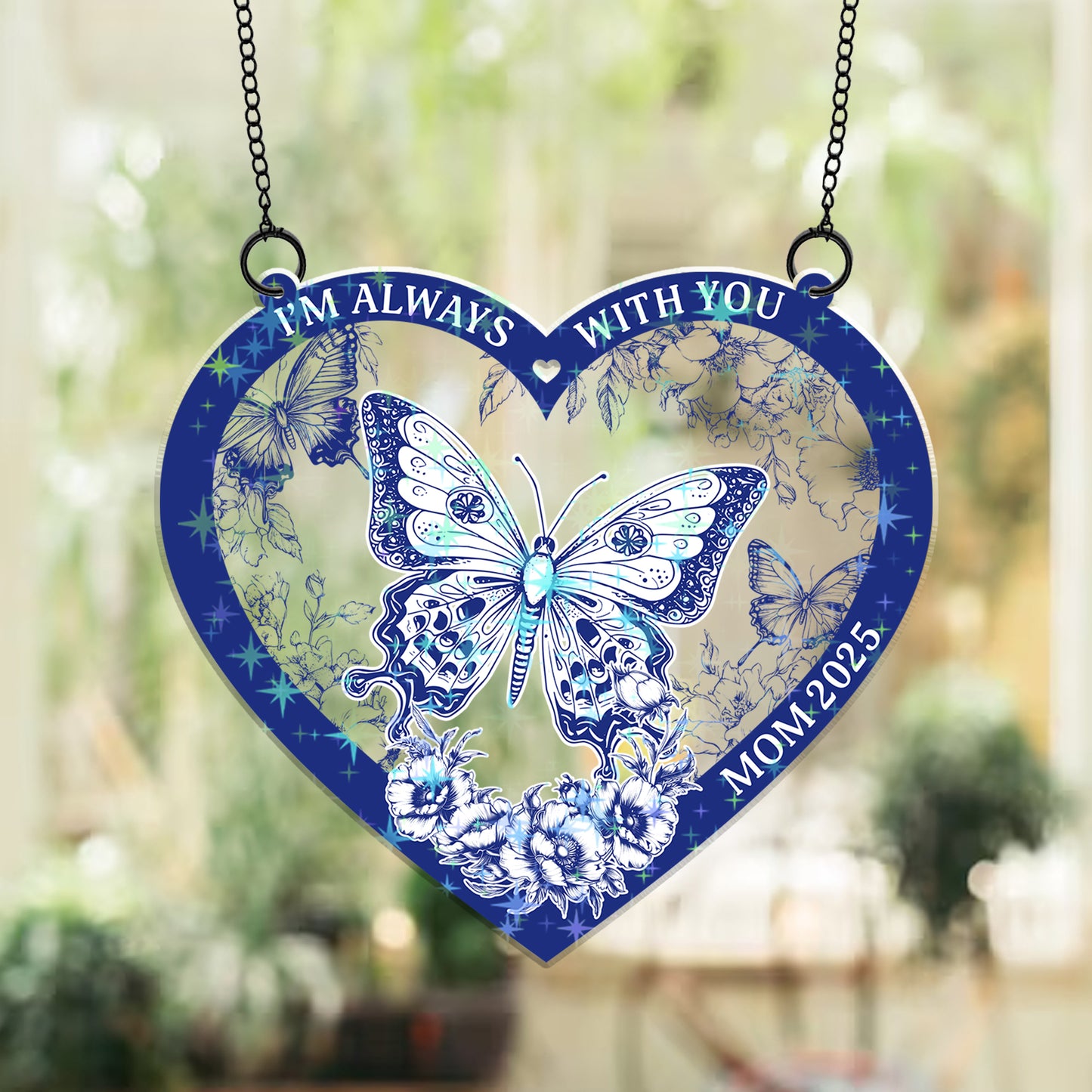 They Fly Beside Us Everyday - Custom Shape Hologram Ornament