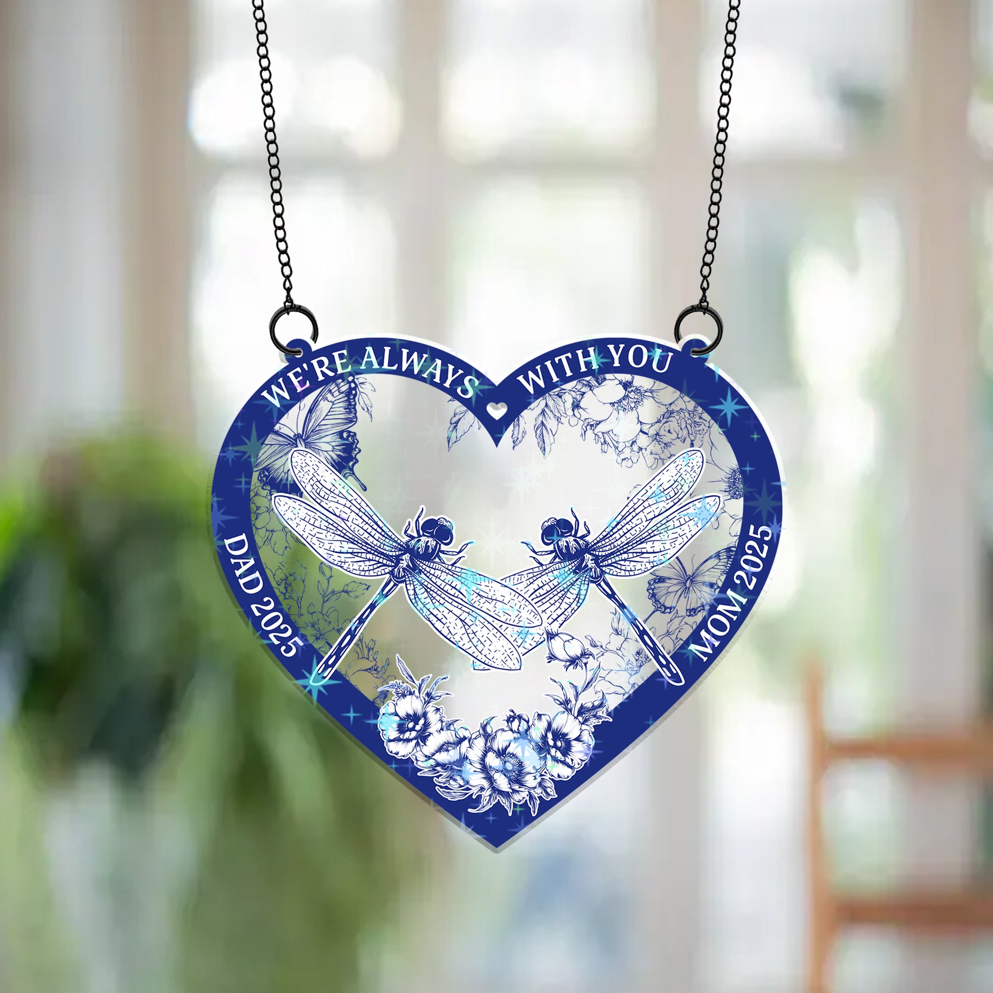 They Fly Beside Us Everyday - Custom Shape Hologram Ornament