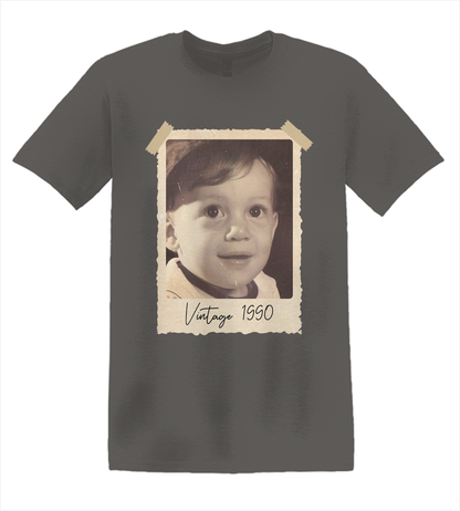 Custom Photo Vintage - Gift For Him, For Her- Personalized T Shirt